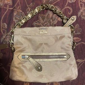 Gold Coach Bag
